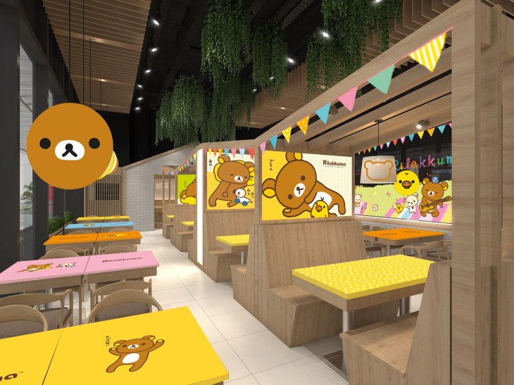 Rilakkuma Cafe opening at Orchard Central