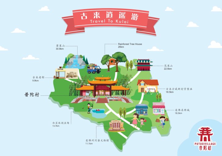 putuo-village-kulai map