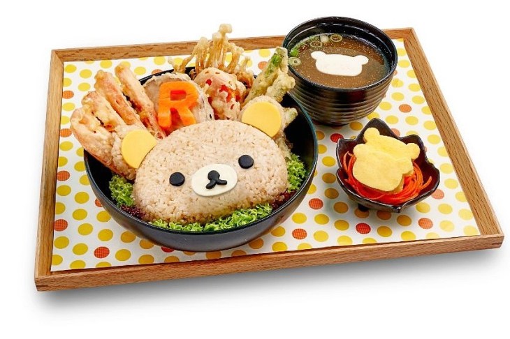 Rilakkuma Chill-out Tendon Rice Set